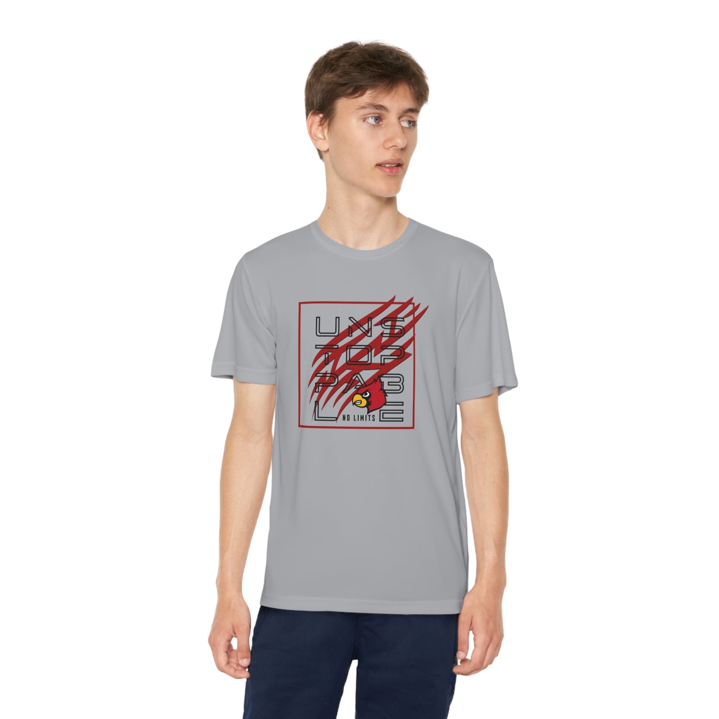 Unstoppable Cardinal - Youth Sport-Tek® Competitor™ Tee