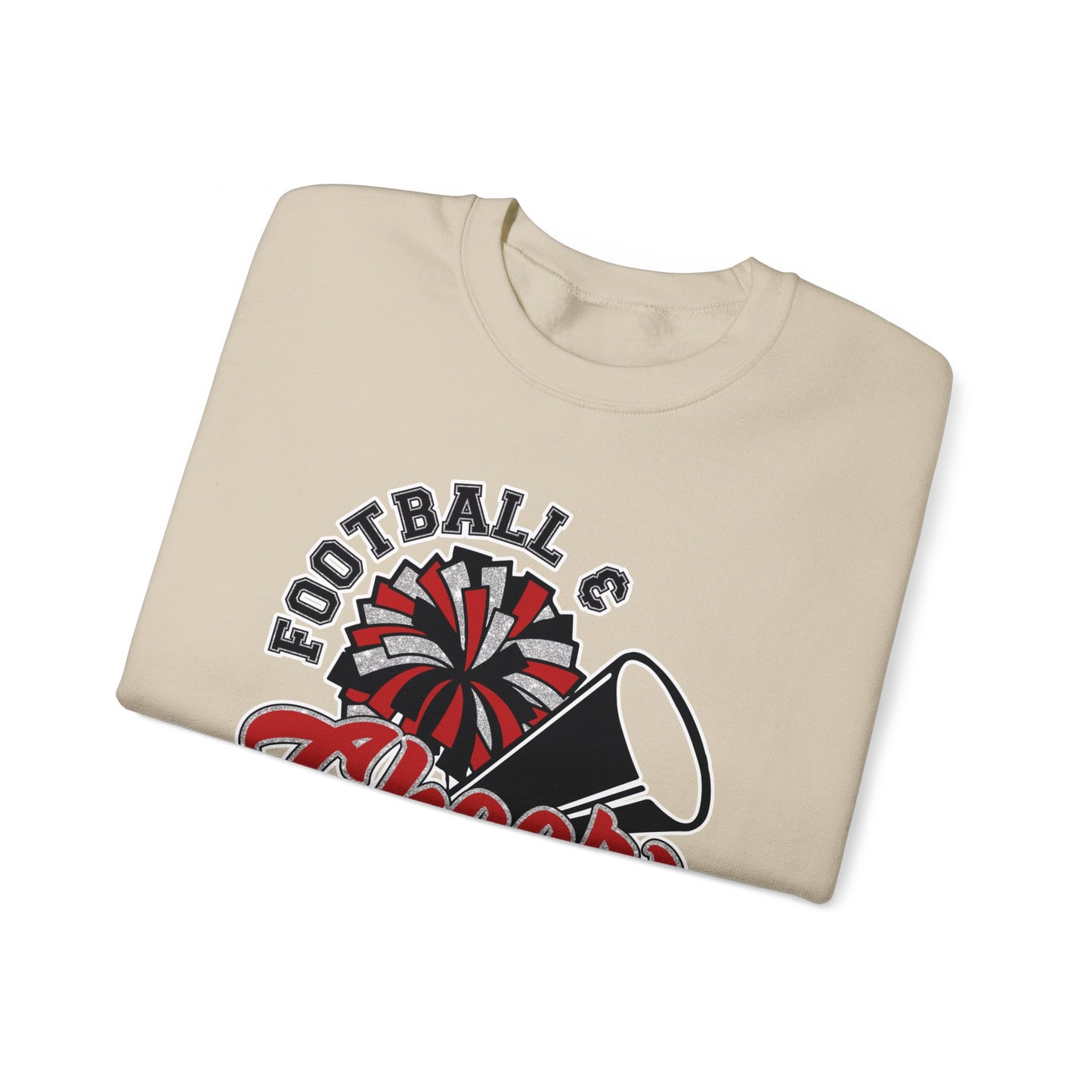 Football and Cheer Mom - Unisex Heavy Blend™ Crewneck Sweatshirt