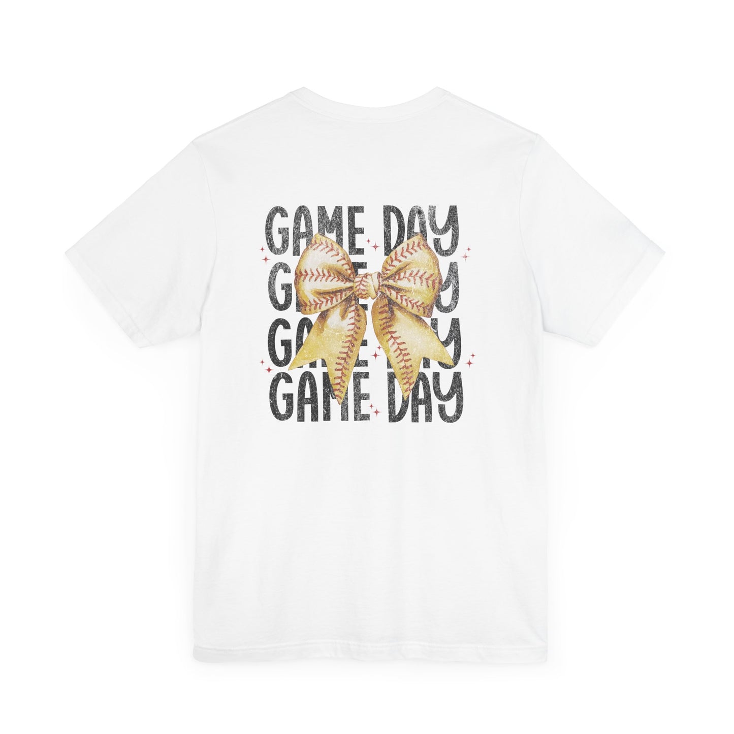 Game Day Softball Coquette - Bella + Canvas Short Sleeve Tee