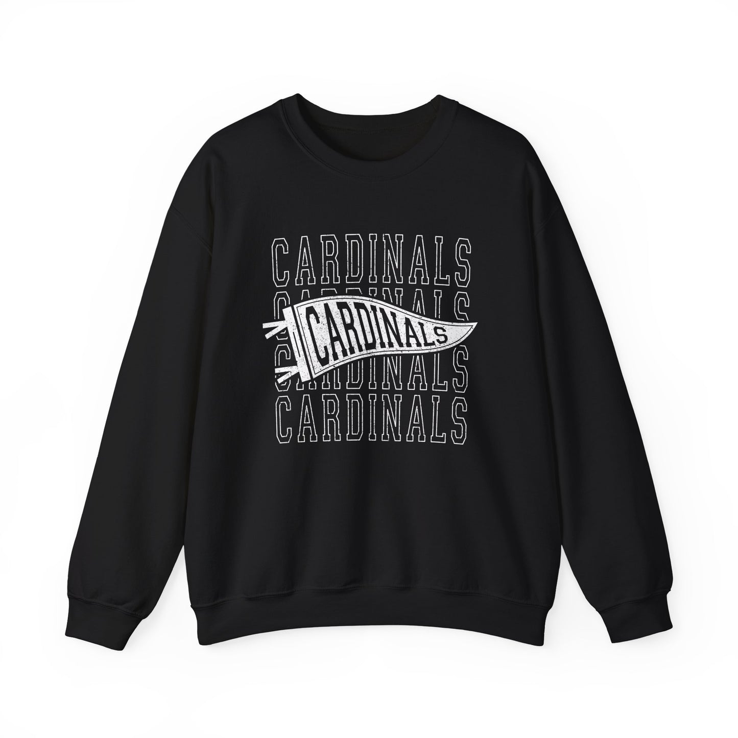 Vintage Cardinal Pennant - Unisex Heavy Blend™ Crewneck Sweatshirt
