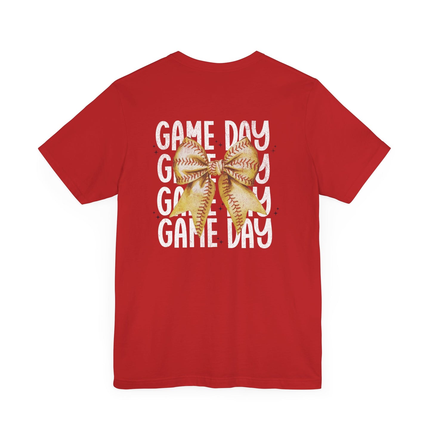 Game Day Softball Coquette - Bella + Canvas Short Sleeve Tee