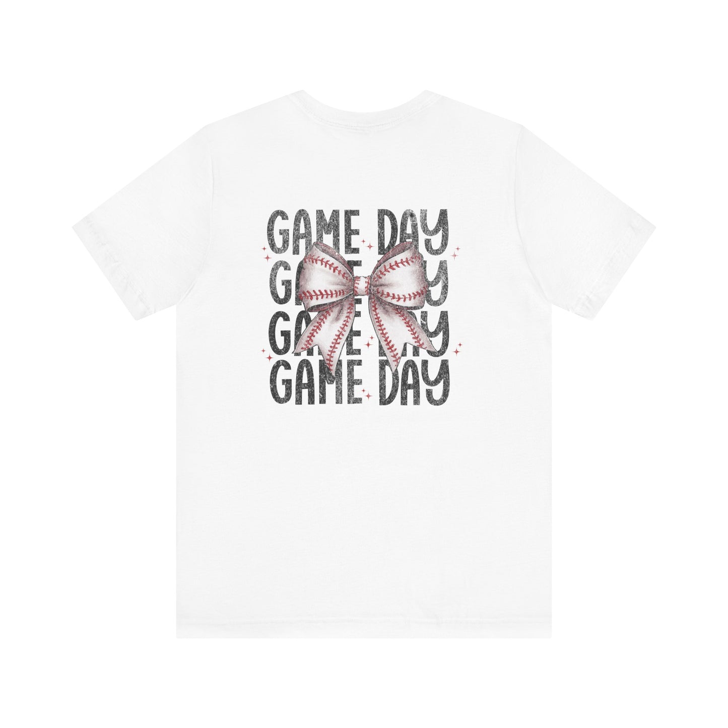 Game Day Baseball Coquette - Bella + Canvas Short Sleeve Tee