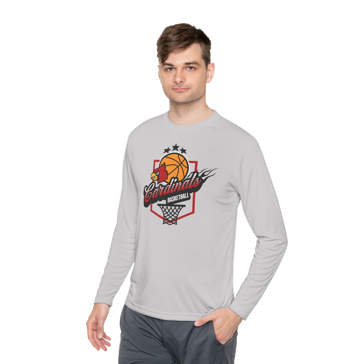 Cardinals Basketball - Dryfit Long Sleeve Tee