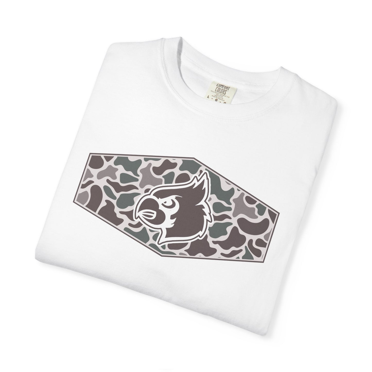 Old School Camo HG Cardinals Inset - Comfort Colors T Shirt