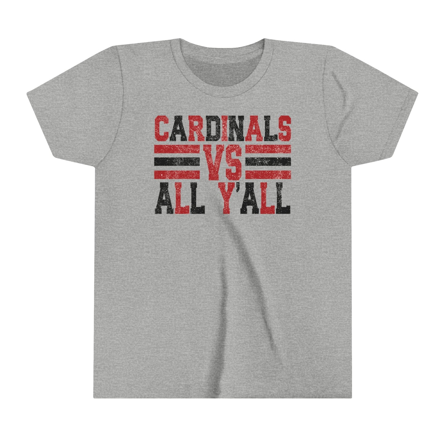 Cardinals VS All Y'all - Bella + Canvas Youth Tee
