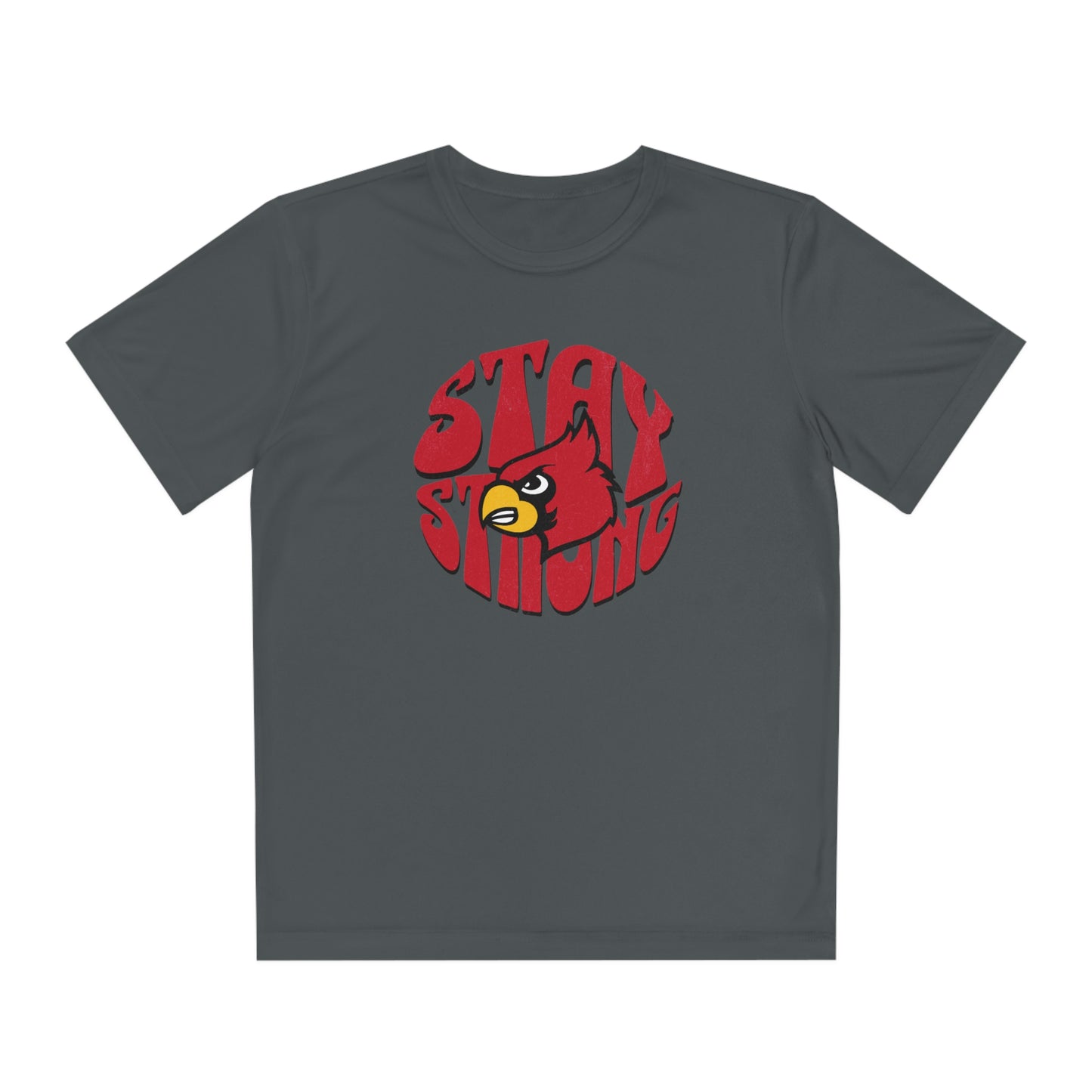 Stay Strong Cardinal - Youth Sport-Tek® Competitor™ Tee