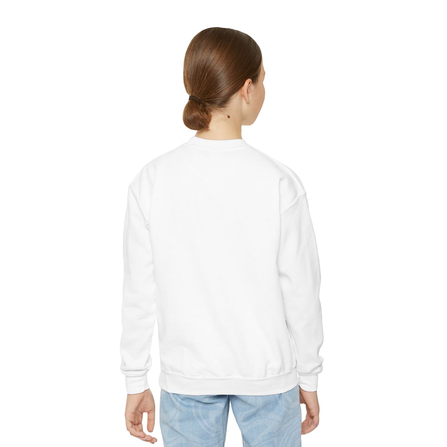 Cheerleader Heart - Youth Crew Sweatshirt