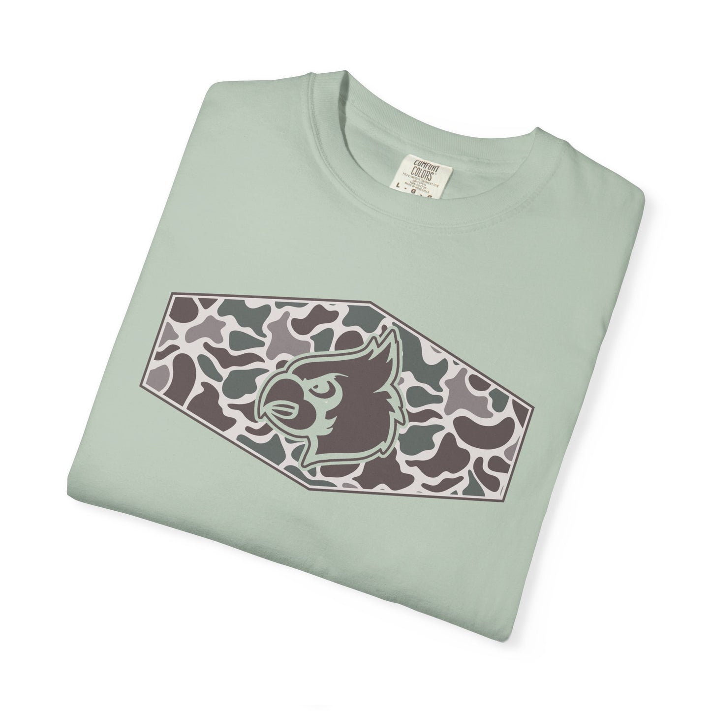 Old School Camo HG Cardinals Inset - Comfort Colors T Shirt