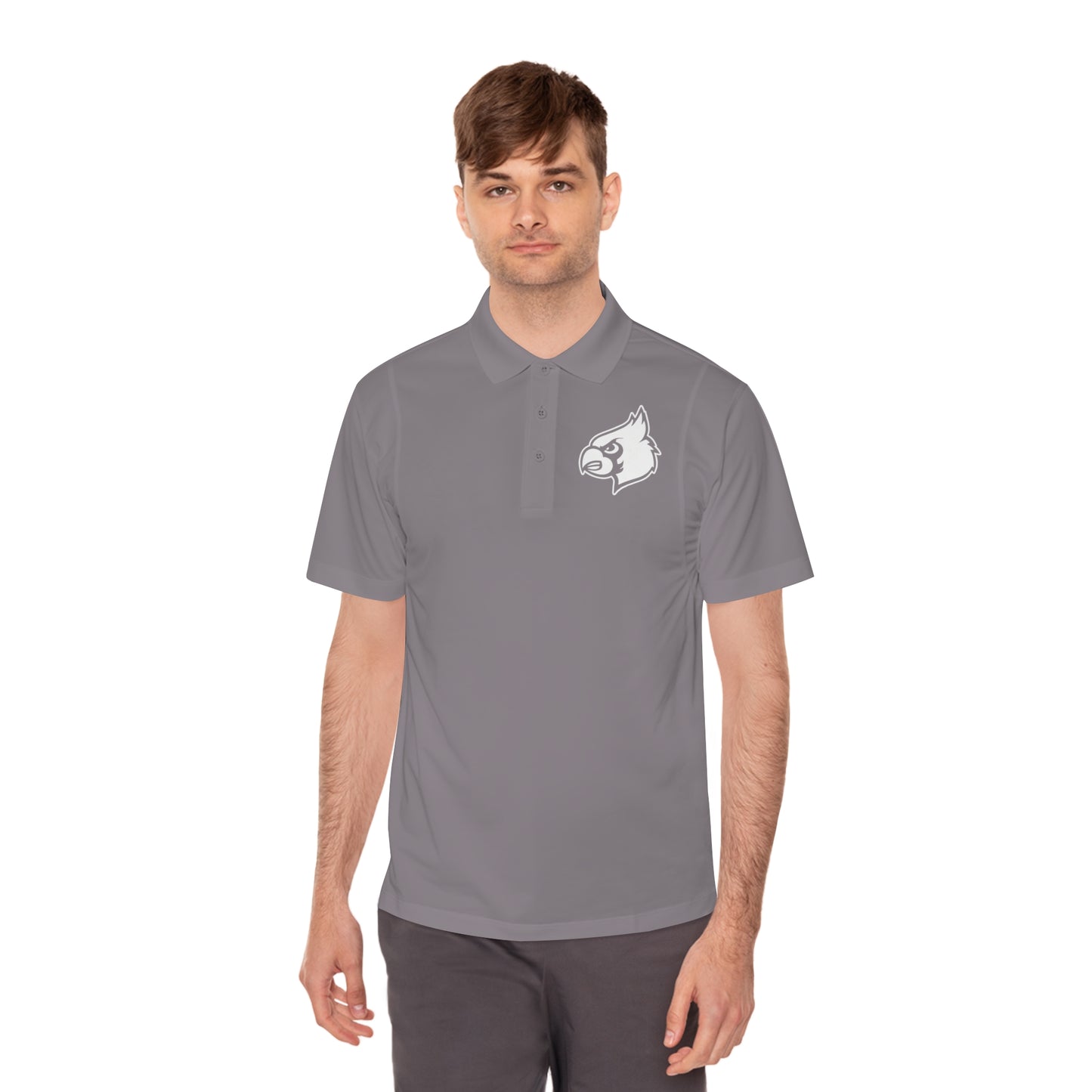 Cardinal Filled Distressed - Men's Sport Polo Shirt