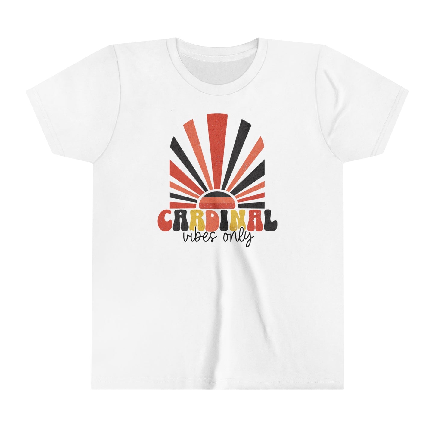 Cardinal Vibes Only - Bella + Canvas Youth Tee