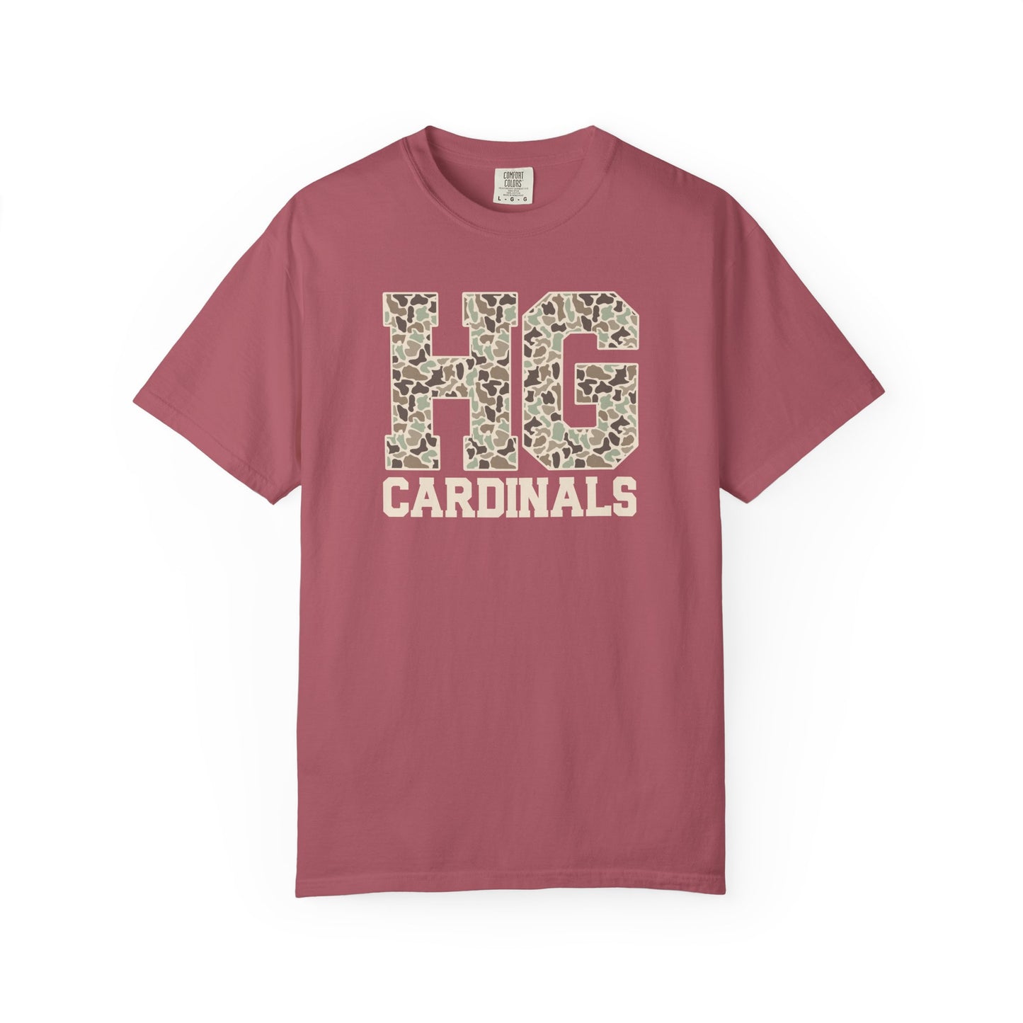 Old School Camo HG Cardinals - Comfort Colors T Shirt