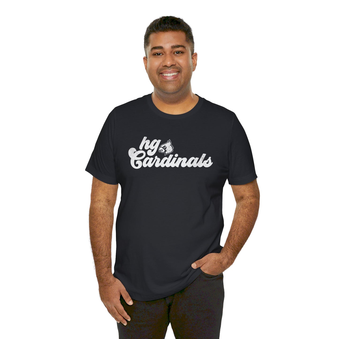 Vintage HG Cardinals - Bella + Canvas Short Sleeve Tee