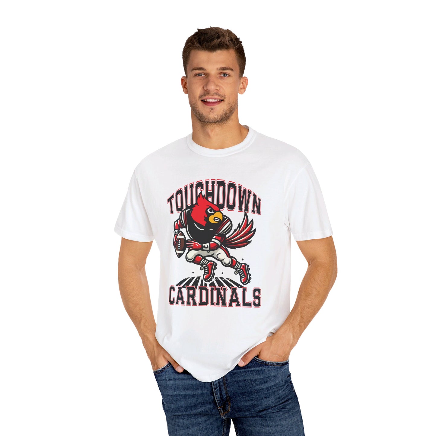 Touchdown Cardinals - Comfort Colors T-shirt