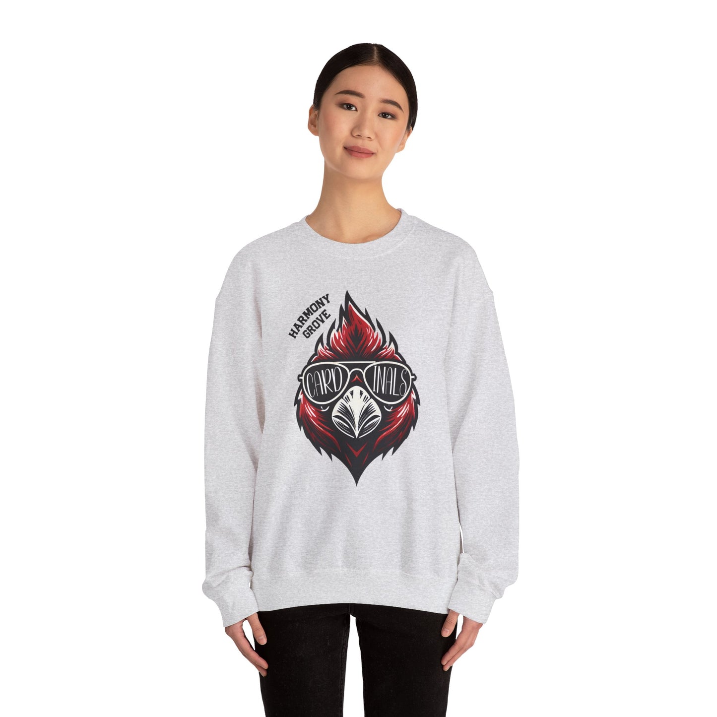 HG Cardinal with Sunglasses - Unisex Heavy Blend™ Crewneck Sweatshirt