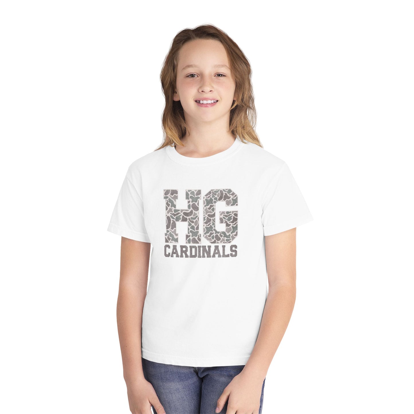 Old School Camo HG Cardinals - Comfort Colors Tshirt