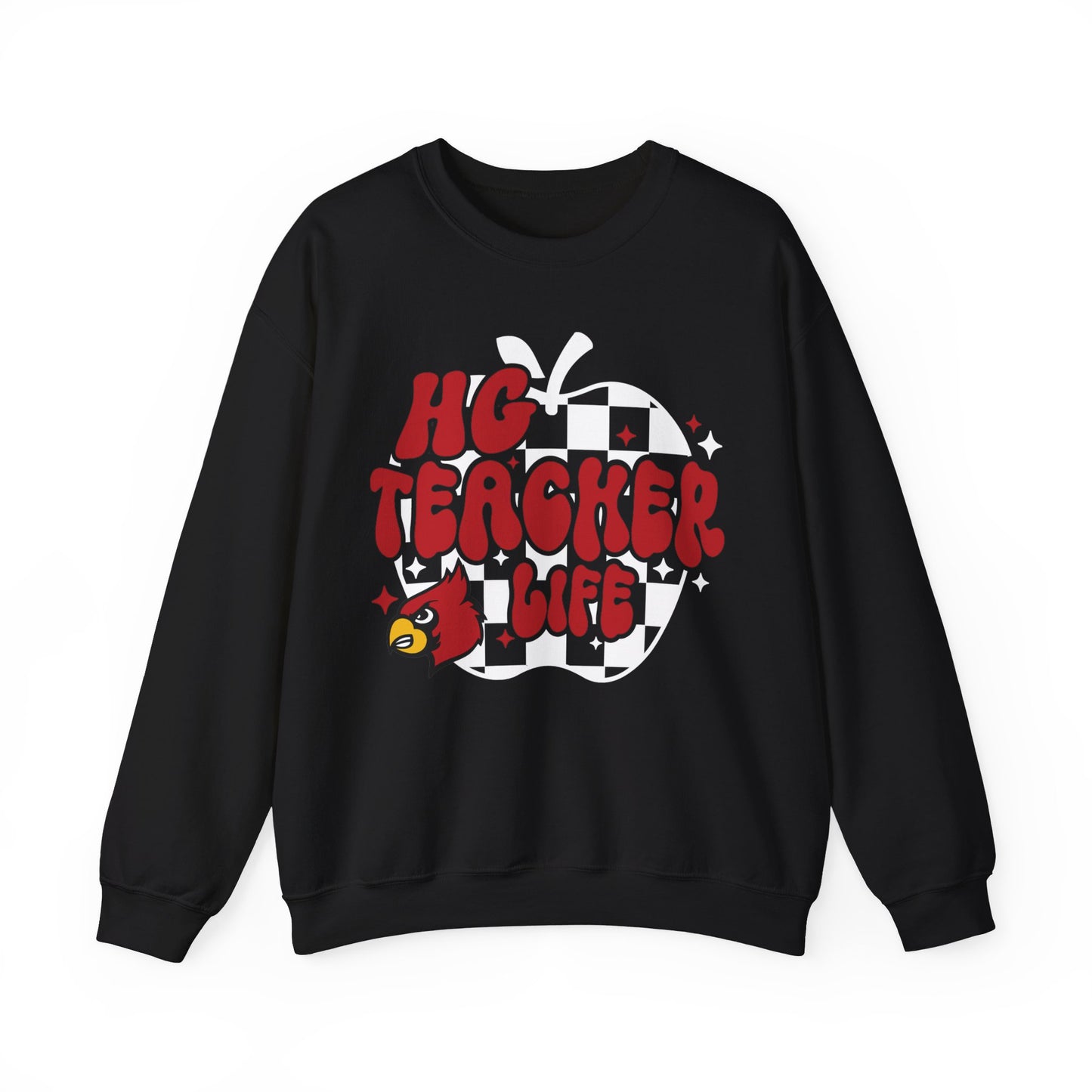 HG Teacher Life Apple - Unisex Heavy Blend™ Crewneck Sweatshirt