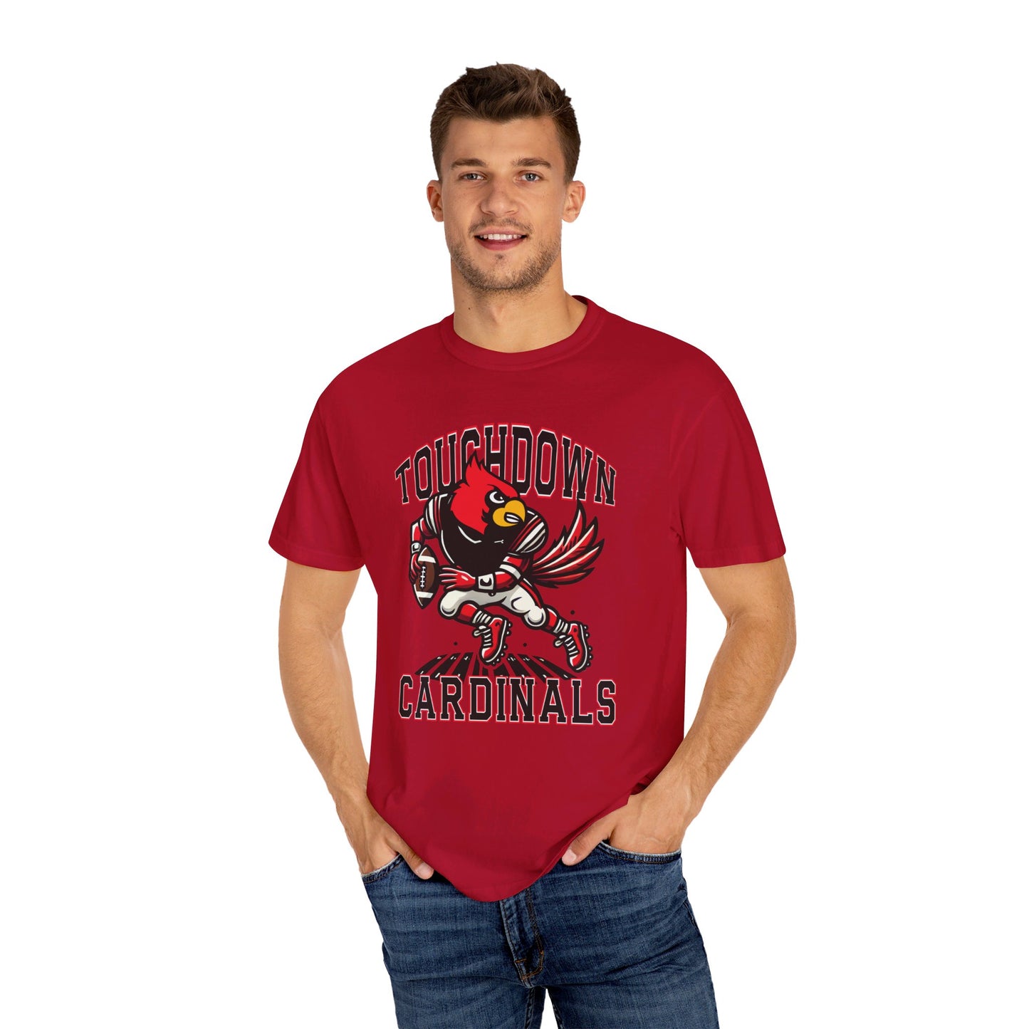 Touchdown Cardinals - Comfort Colors T-shirt