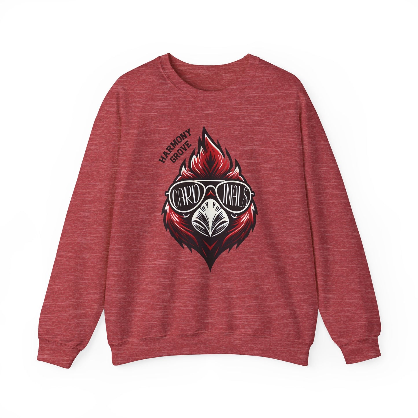 HG Cardinal with Sunglasses - Unisex Heavy Blend™ Crewneck Sweatshirt