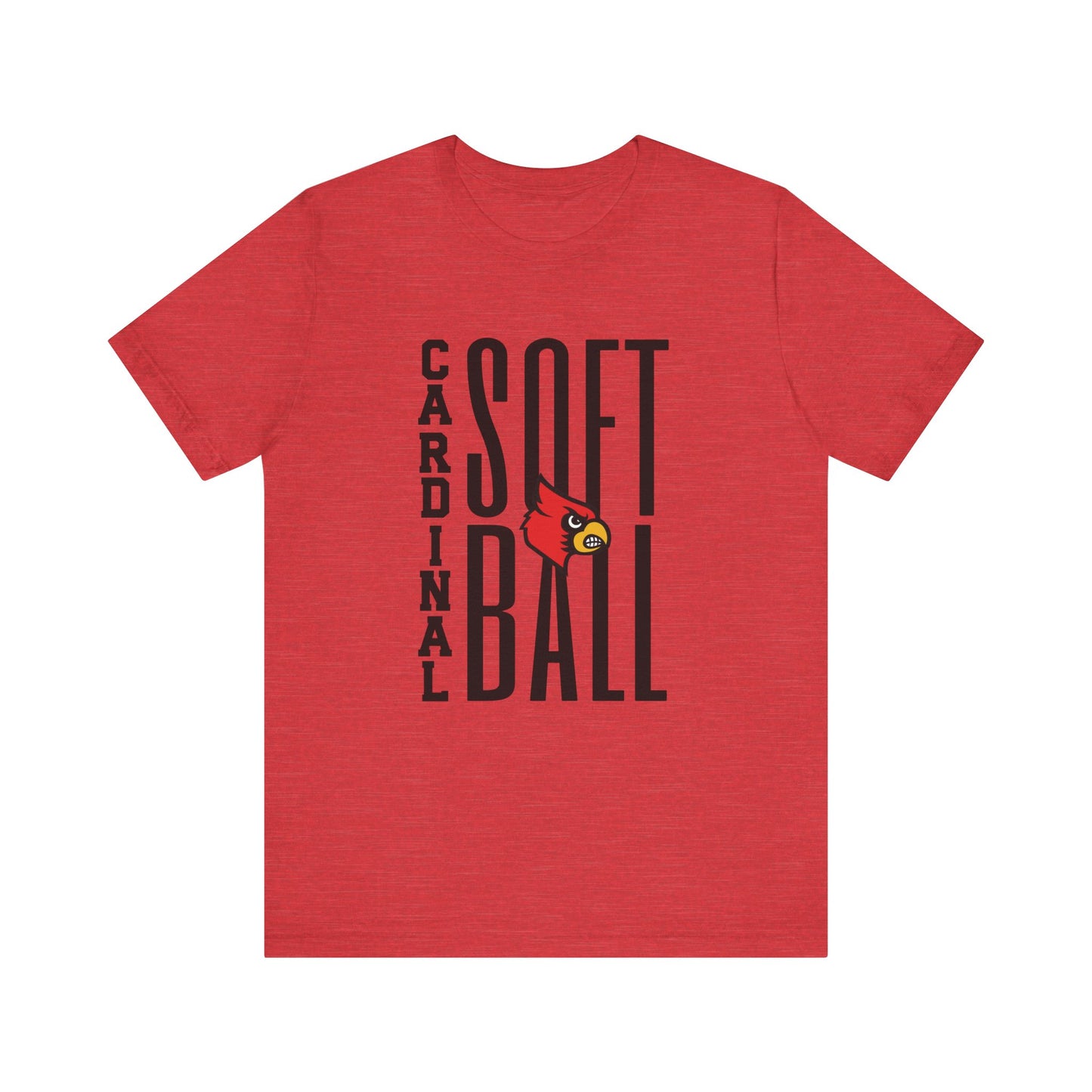 Cardinal Softball - Bella + Canvas Short Sleeve Tee