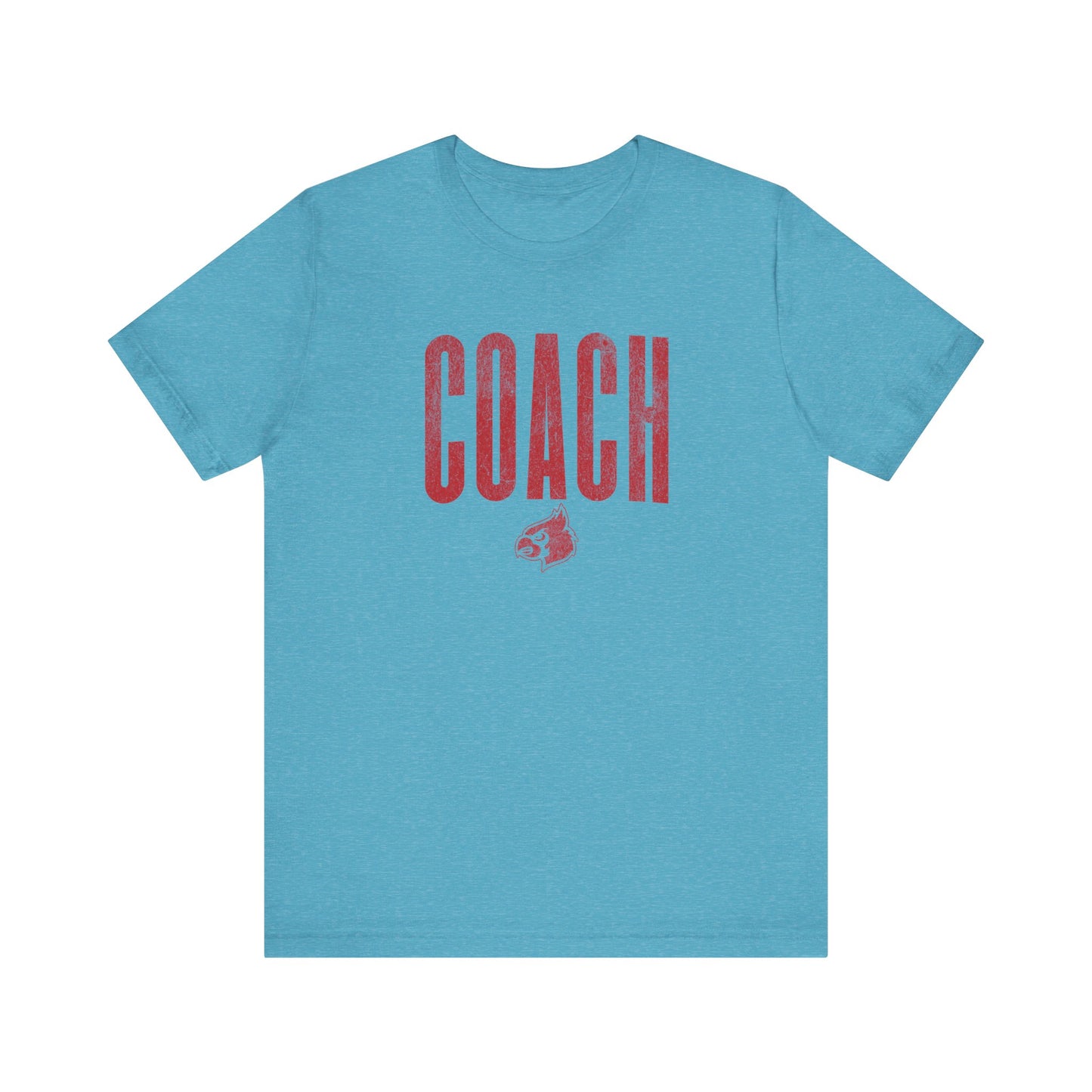 Vintage Cardinal Coach - Bella + Canvas Short Sleeve Tee