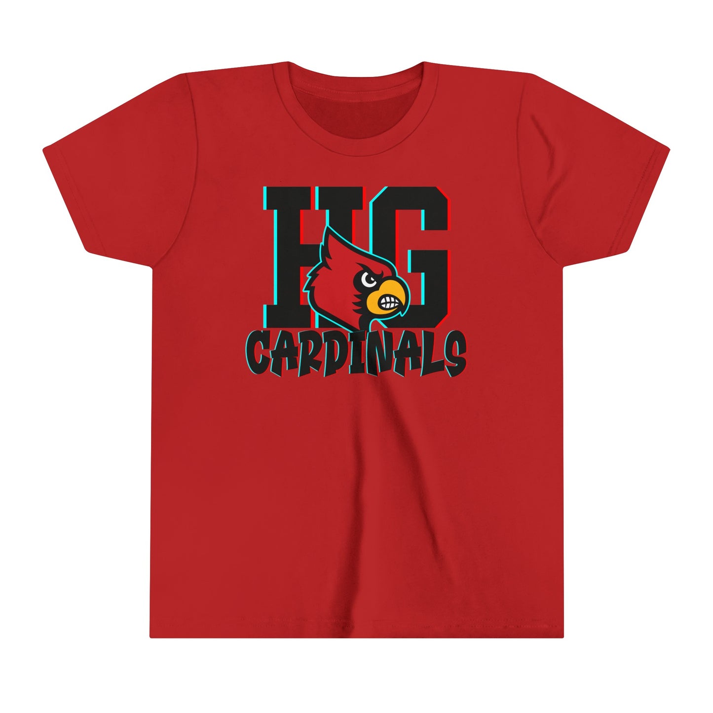 HG Cardinals 3D Shadow - Bella + Canvas Youth Tee