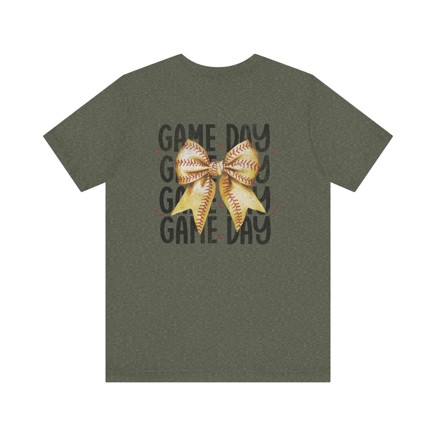 Game Day Softball Coquette - Bella + Canvas Short Sleeve Tee