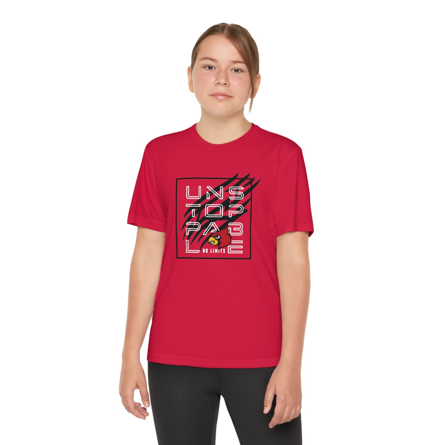 Unstoppable Cardinal - Youth Sport-Tek® Competitor™ Tee