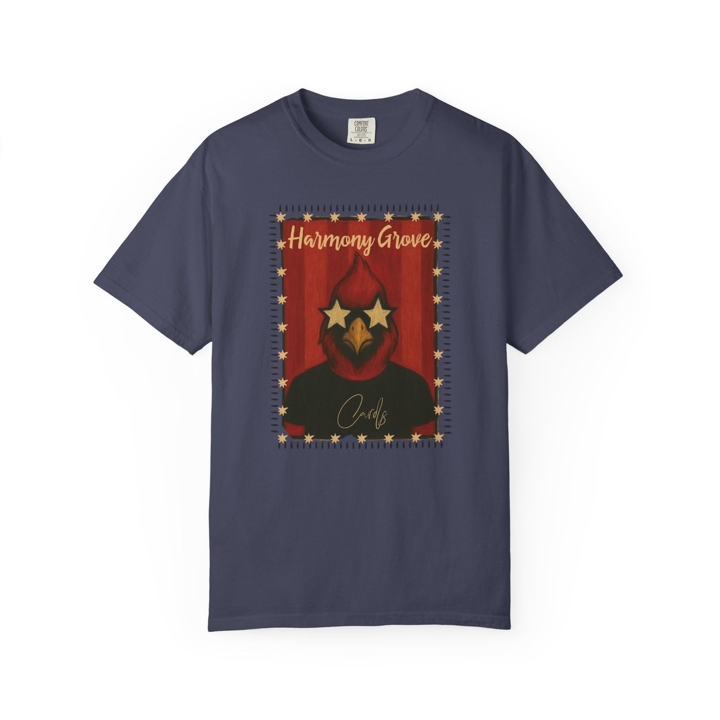 Harmony Grove Cards Painted Cardinal - Comfort Colors T Shirt