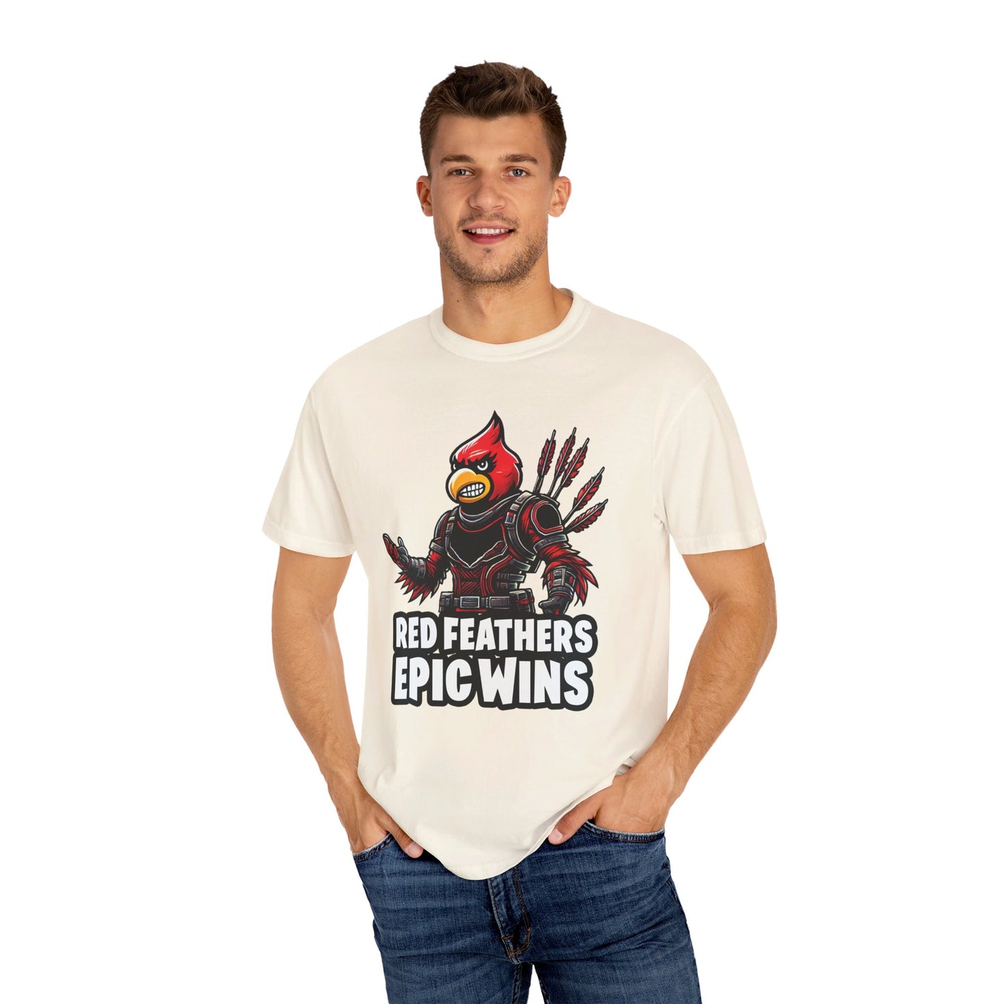 Red Feathers Epic Wins - Comfort Colors T-shirt