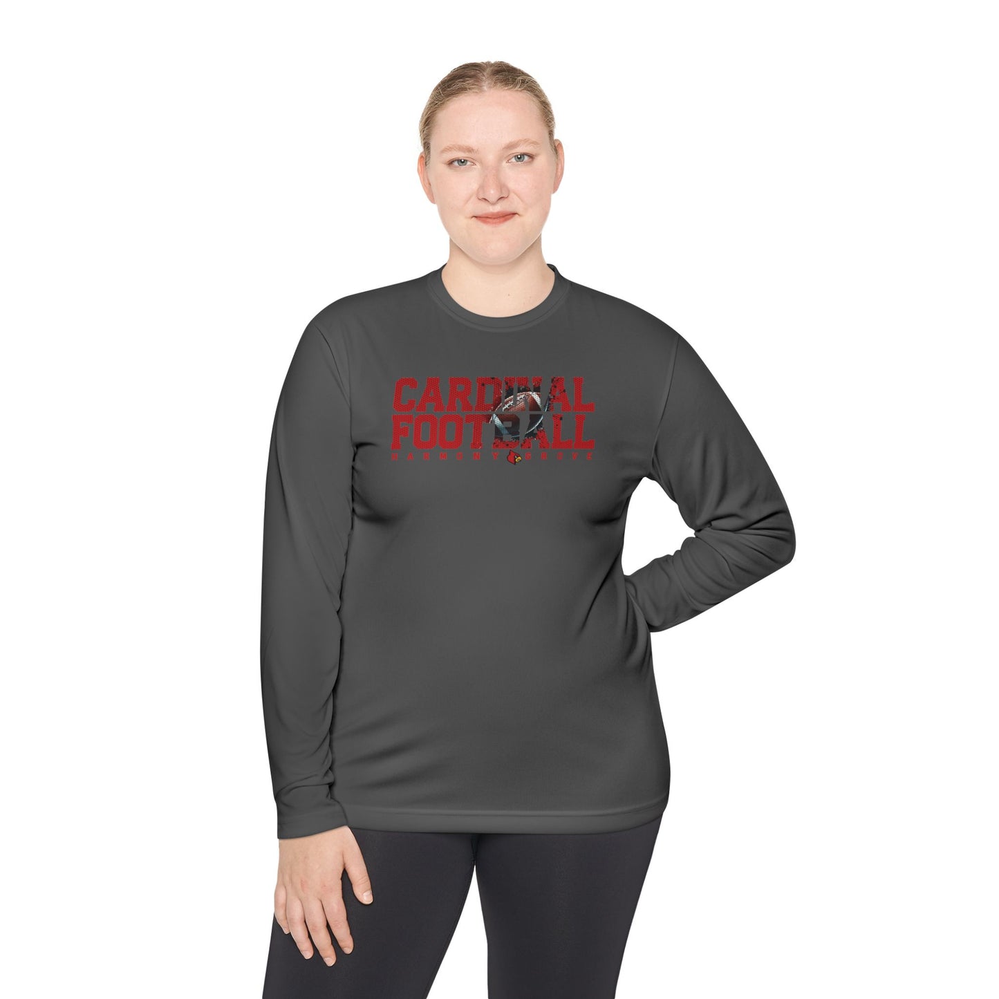 Cardinal Football HG - Dryfit Long Sleeve Tee