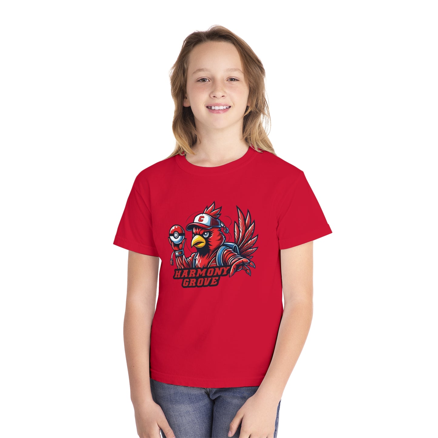 Game Card Style Harmony Grove - Comfort Colors Youth Tee
