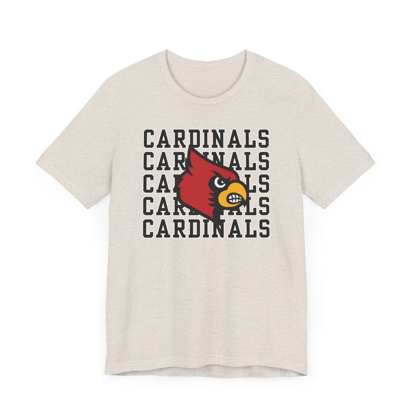 Cardinals, Cardinals - Bella + Canvas Short Sleeve Tee