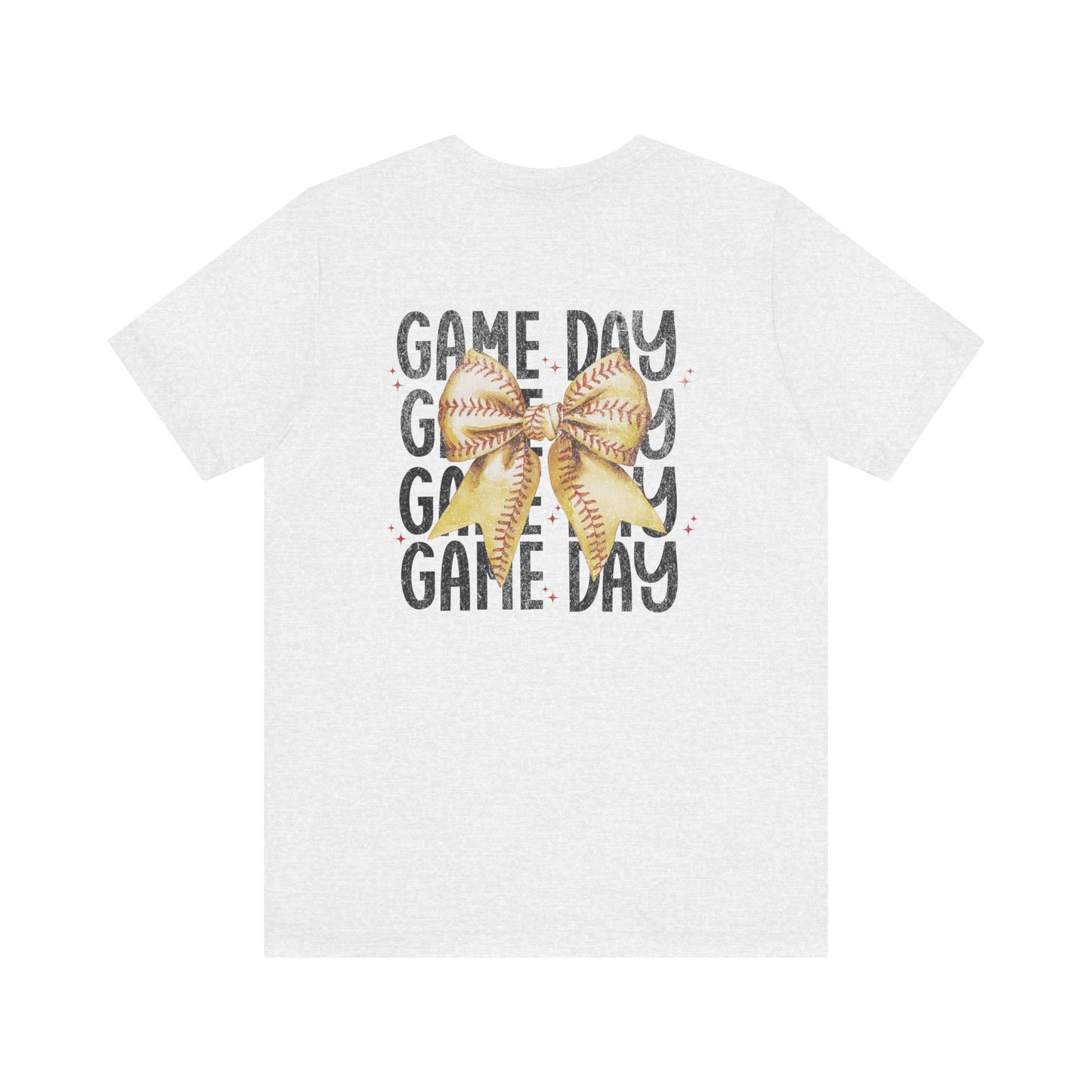 Game Day Softball Coquette - Bella + Canvas Short Sleeve Tee