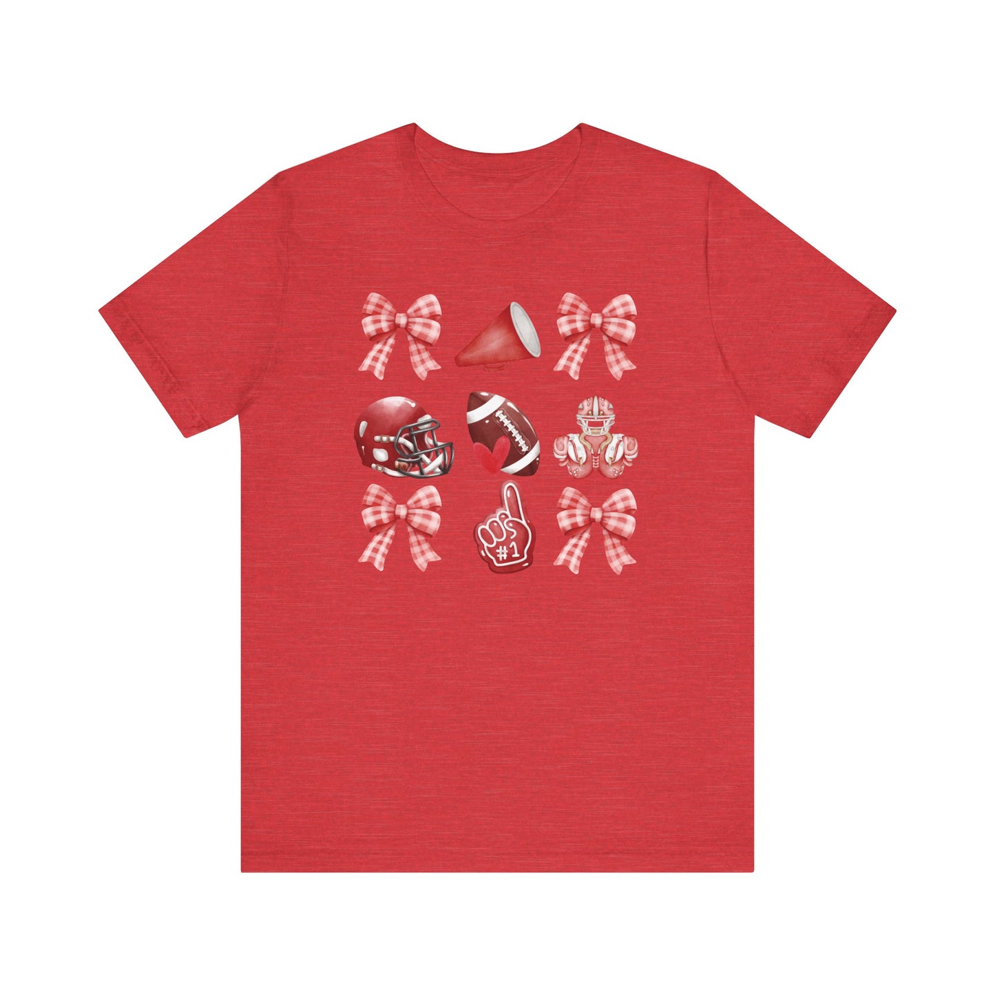 Football Coquette - Bella + Canvas Short Sleeve Tee