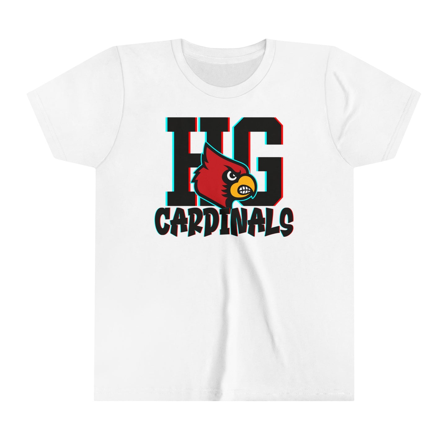 HG Cardinals 3D Shadow - Bella + Canvas Youth Tee
