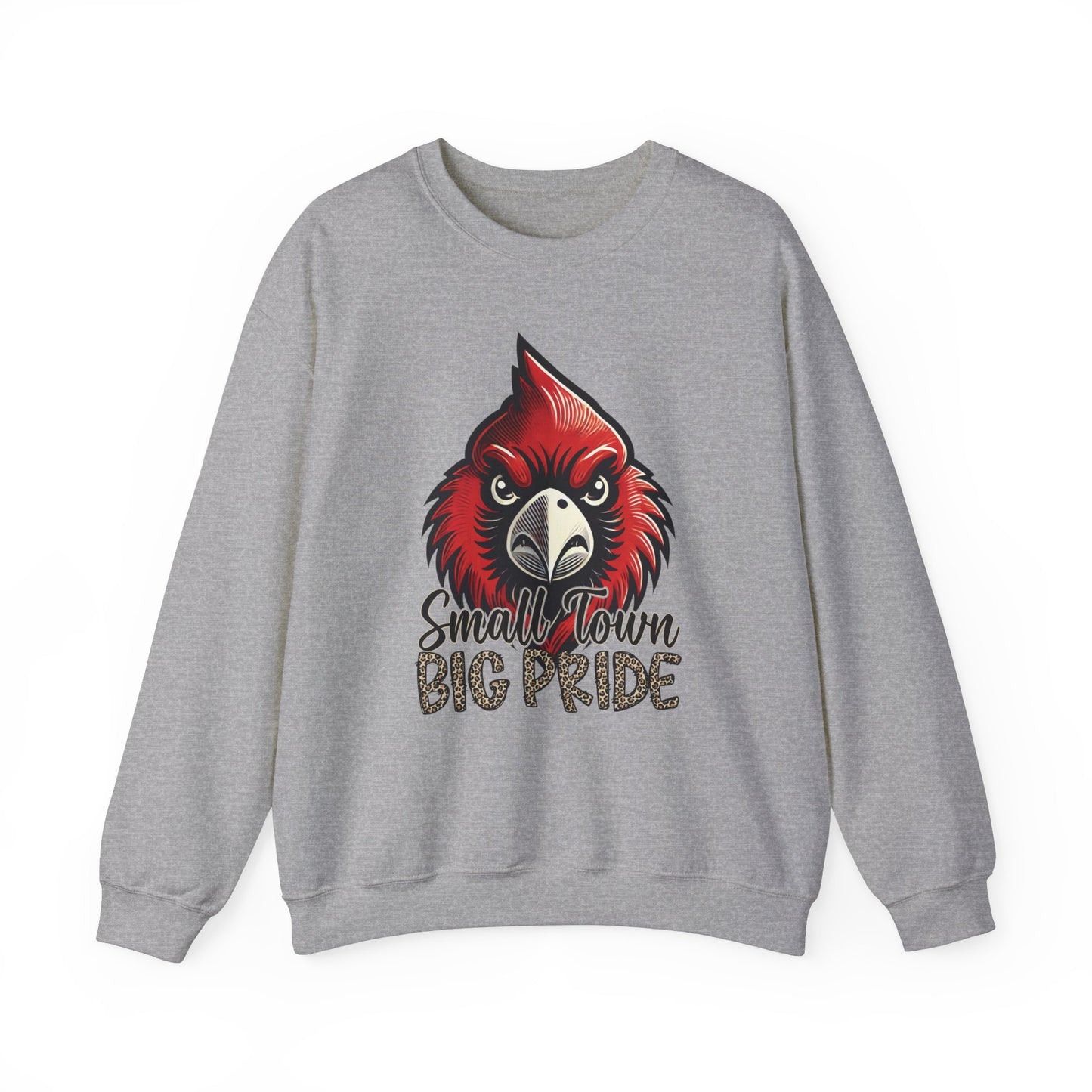 Cardinal Small Town Big Pride - Unisex Heavy Blend™ Crewneck Sweatshirt