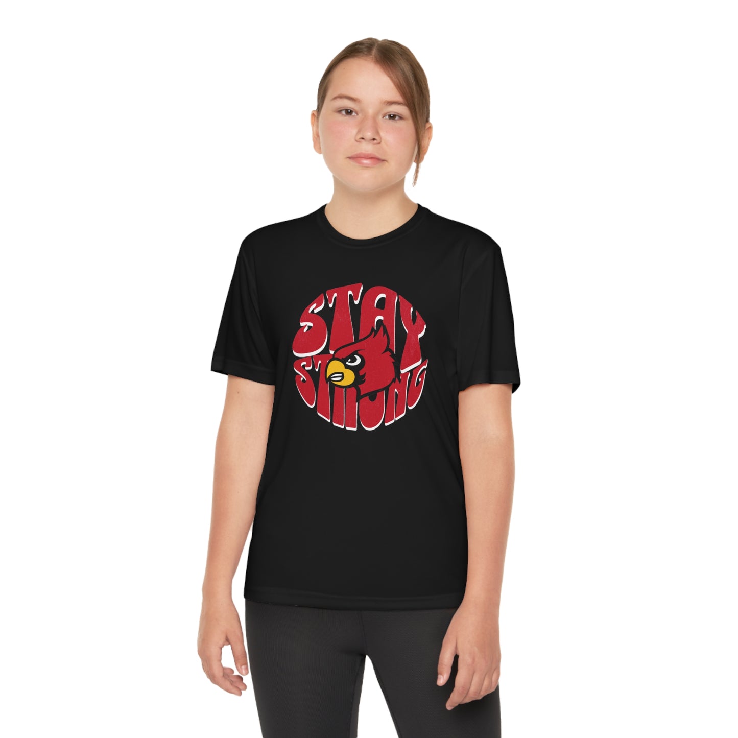 Stay Strong Cardinal - Youth Sport-Tek® Competitor™ Tee
