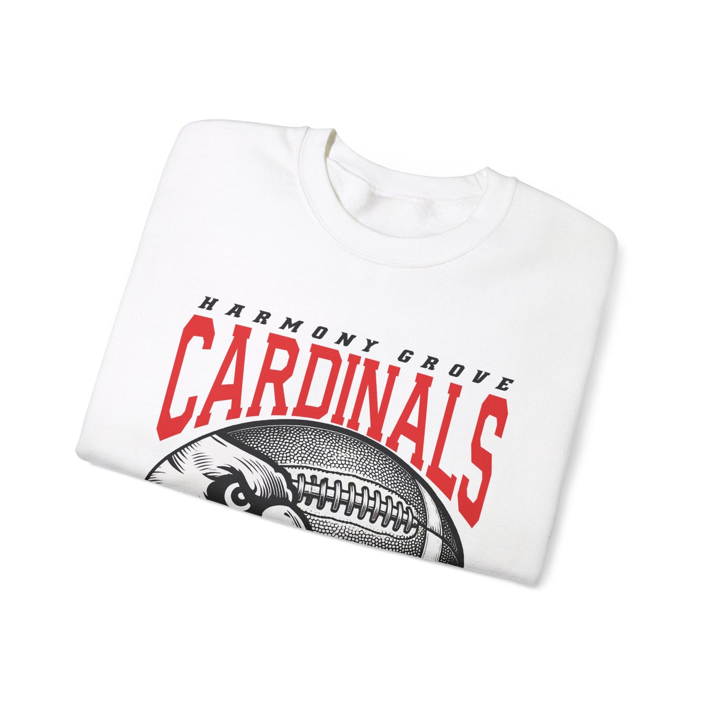 Harmony Grove Cardinals Football Inset - Heavy Blend™ Crewneck Sweatshirt