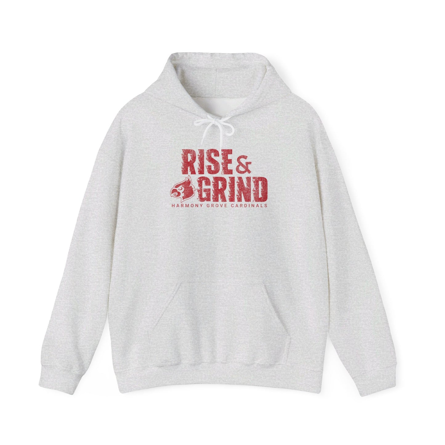 Vintage Cardinal Rise and Grind - Unisex Heavy Blend™ Hooded Sweatshirt