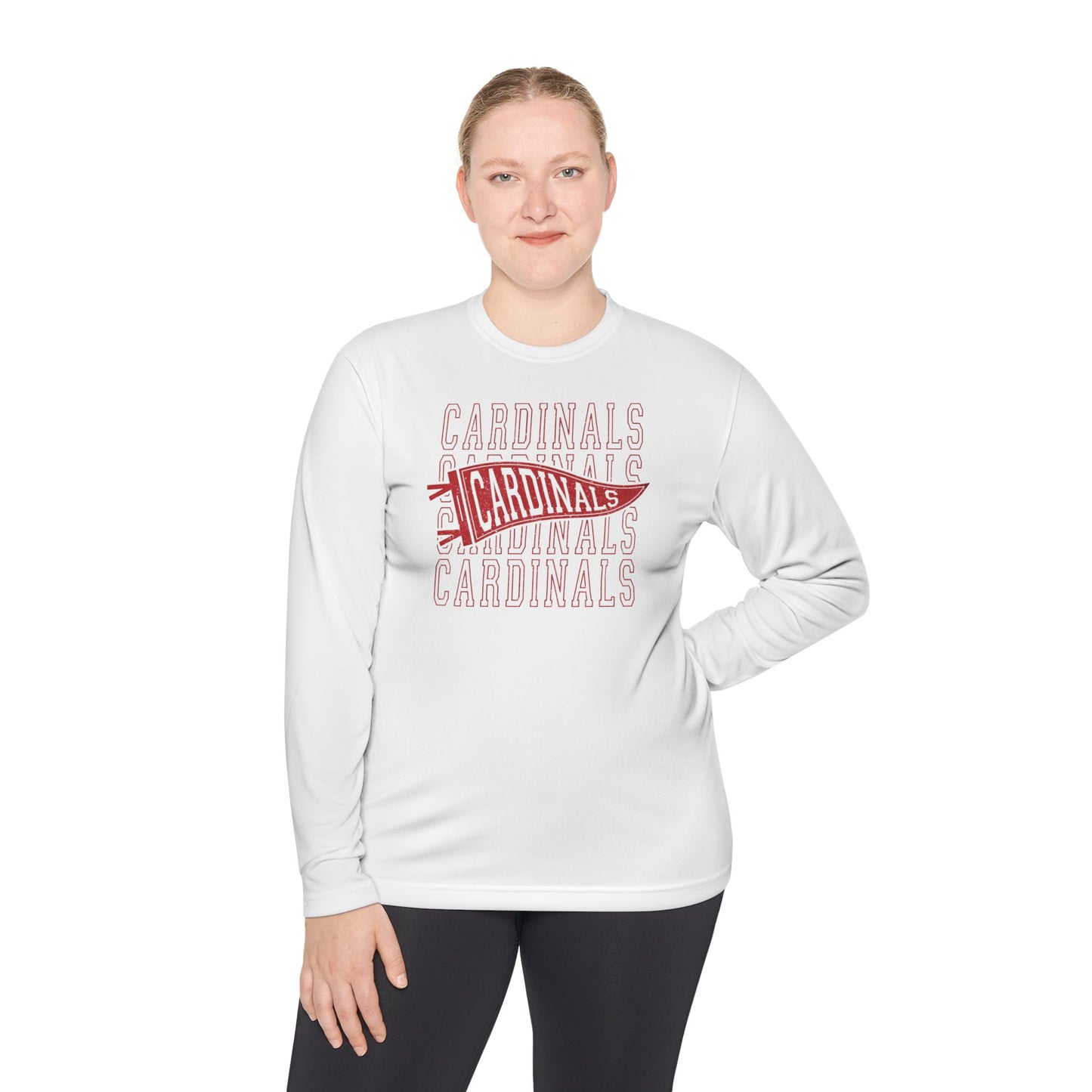 Cardinal Pennant - Dryfit Long Sleeve Tee