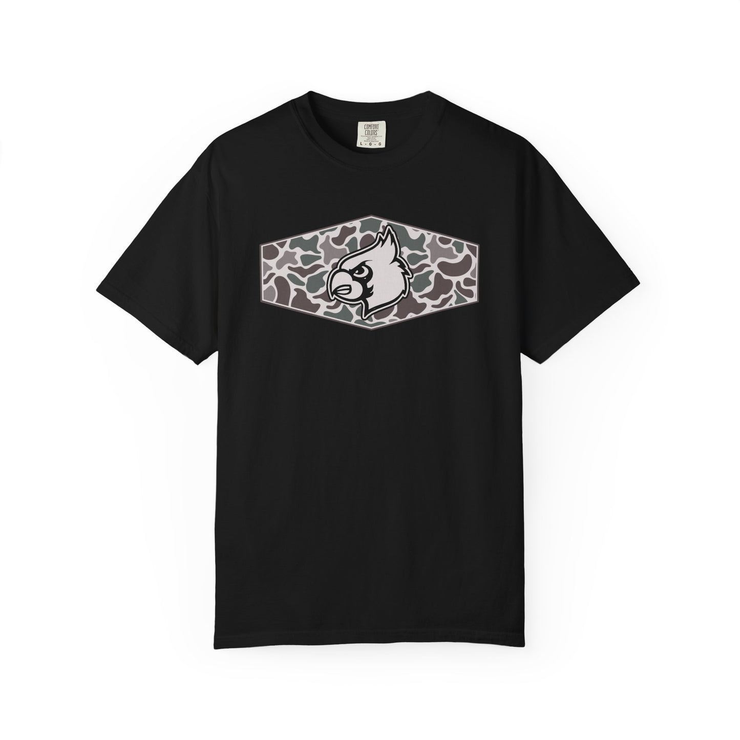 Old School Camo HG Cardinals Inset - Comfort Colors T Shirt