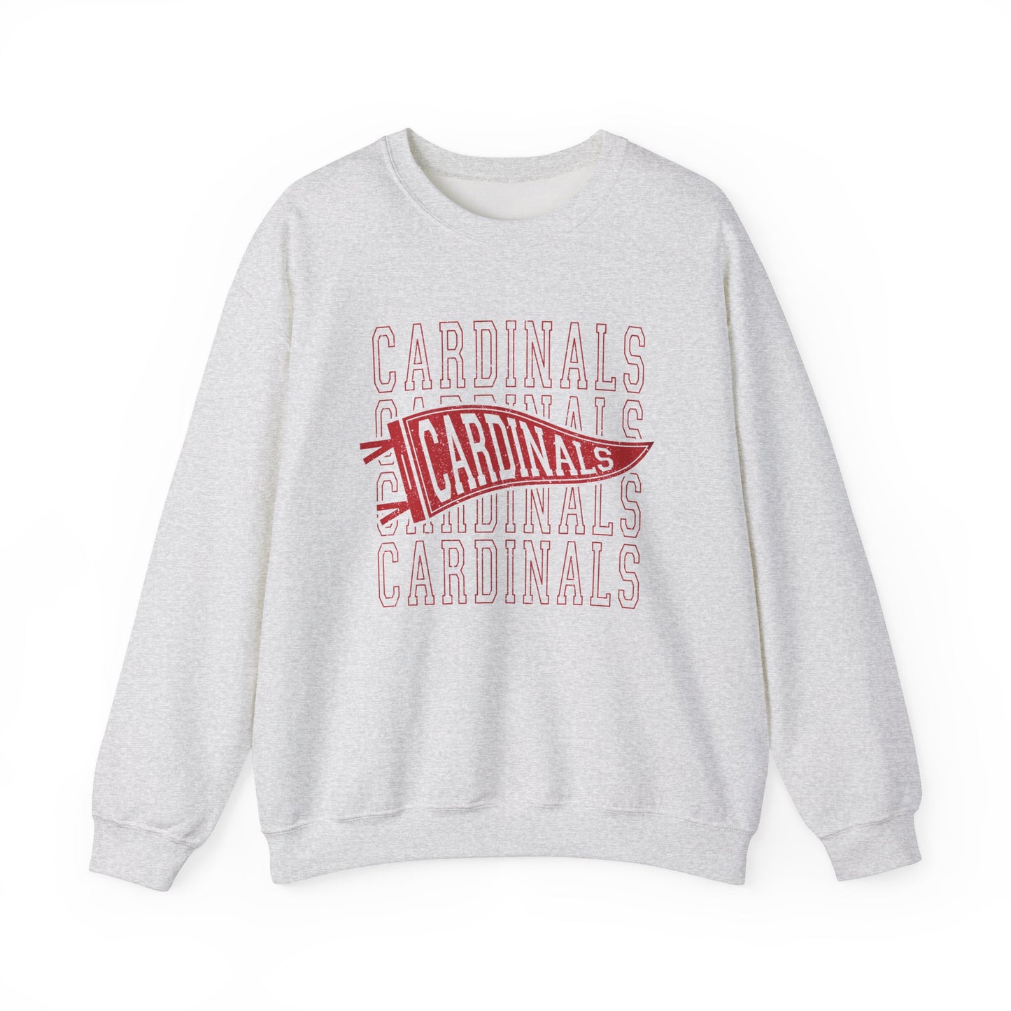 Vintage Cardinal Pennant - Unisex Heavy Blend™ Crewneck Sweatshirt