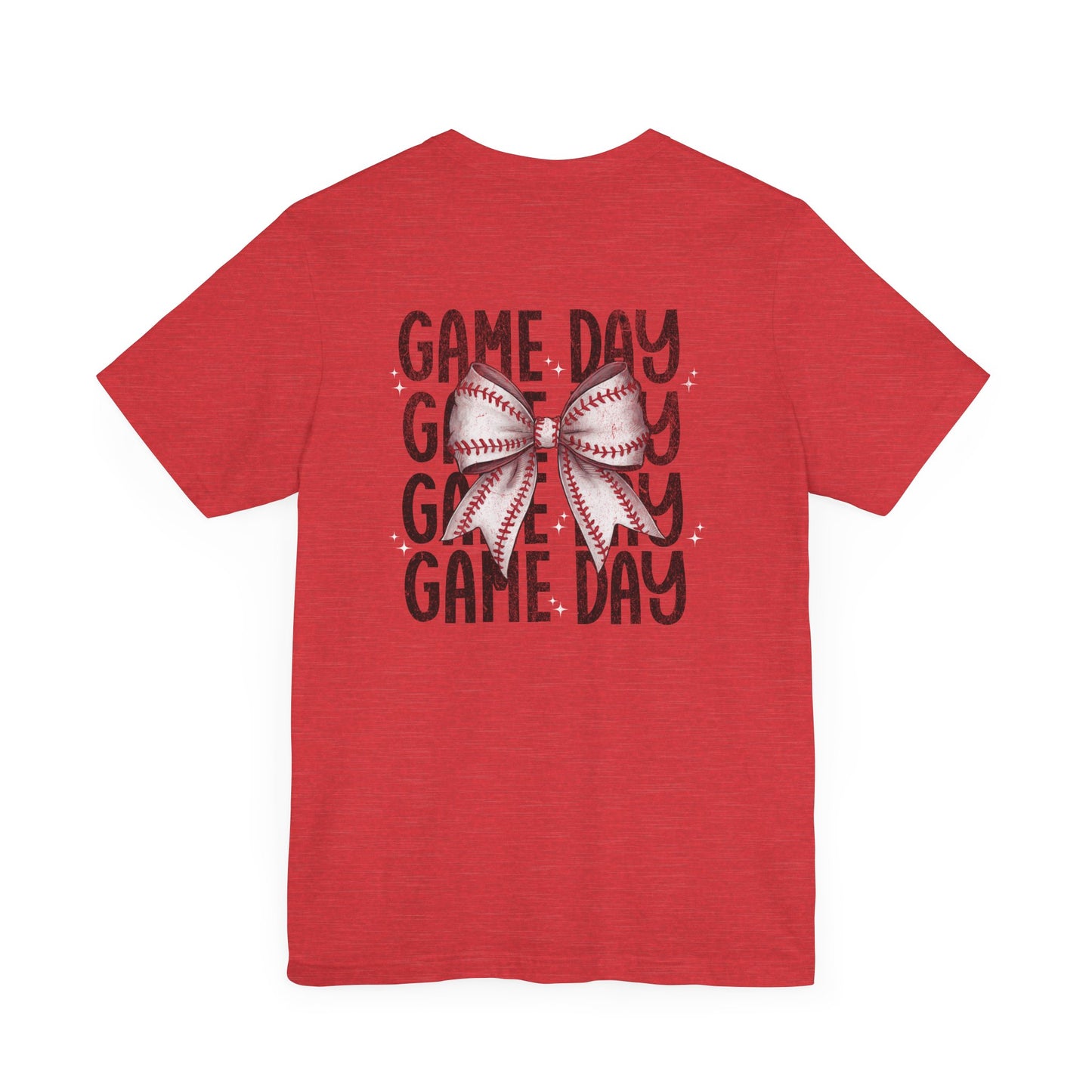 Game Day Baseball Coquette - Bella + Canvas Short Sleeve Tee