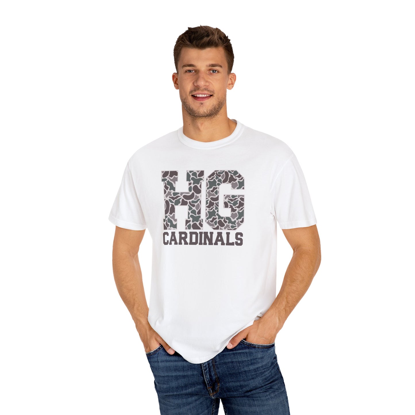 Old School Camo HG Cardinals - Comfort Colors T Shirt