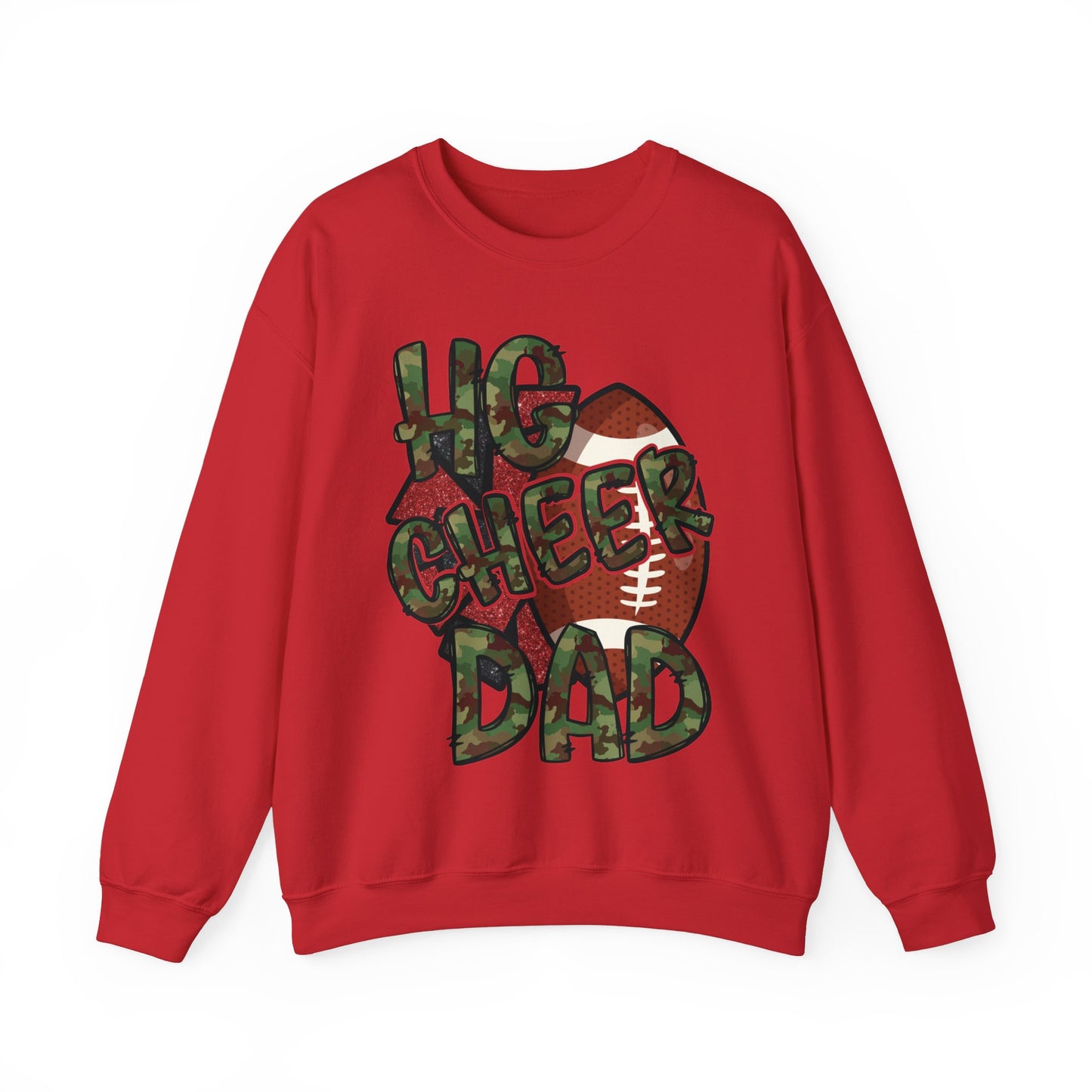 HG Cheer Dad - Unisex Heavy Blend™ Crewneck Sweatshirt