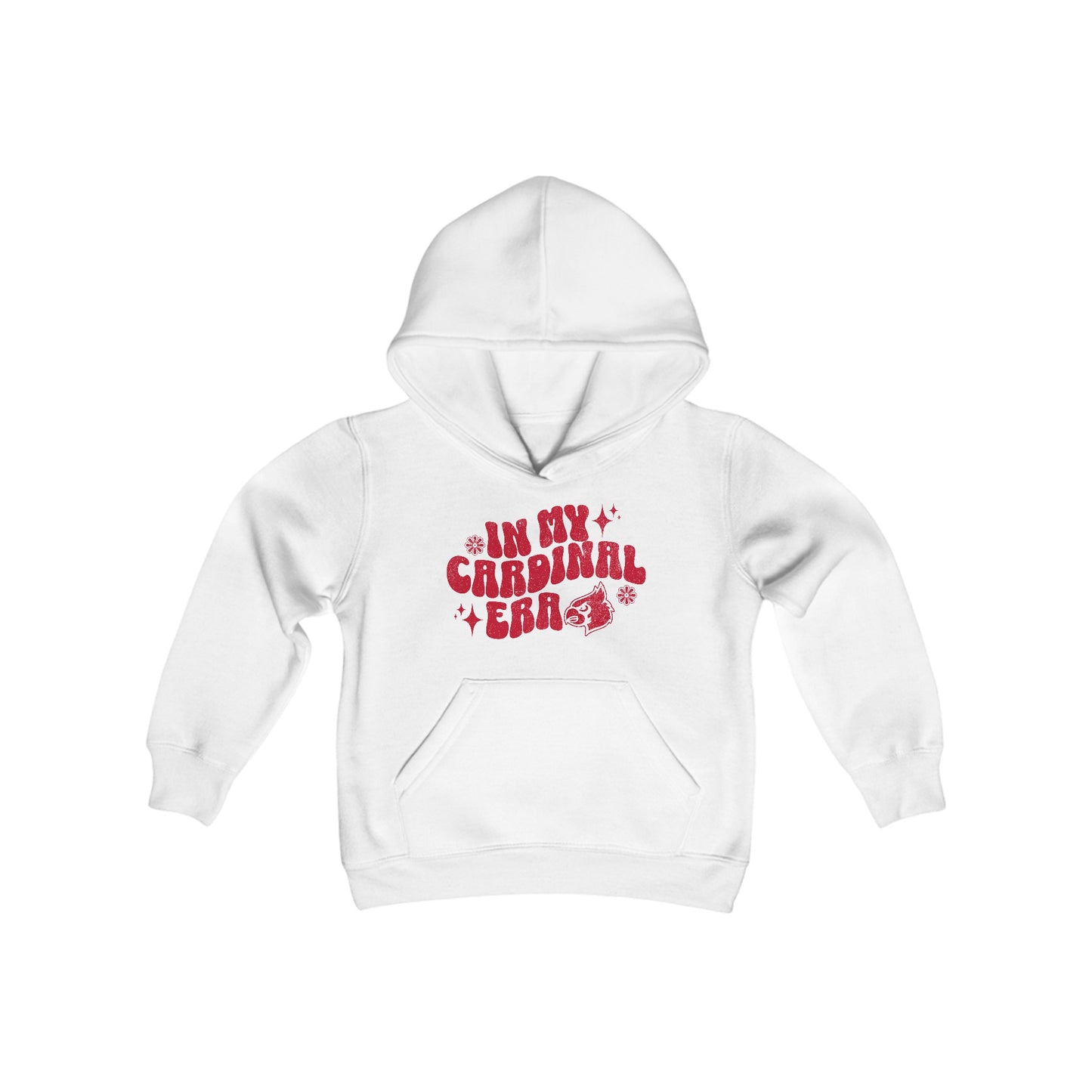 Vintage In My Cardinal Era - Youth Heavy Blend Hooded Sweatshirt
