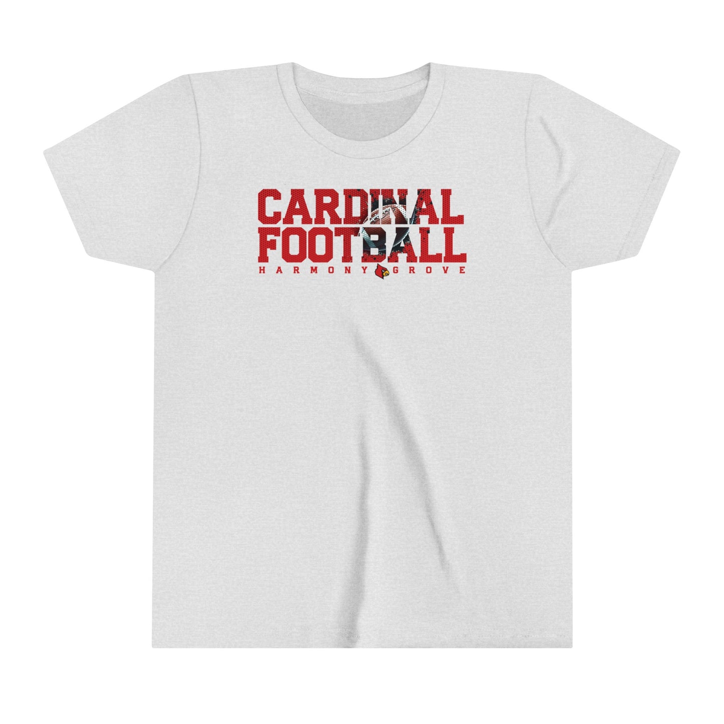 Cardinal Football - Bella + Canvas Youth Tee
