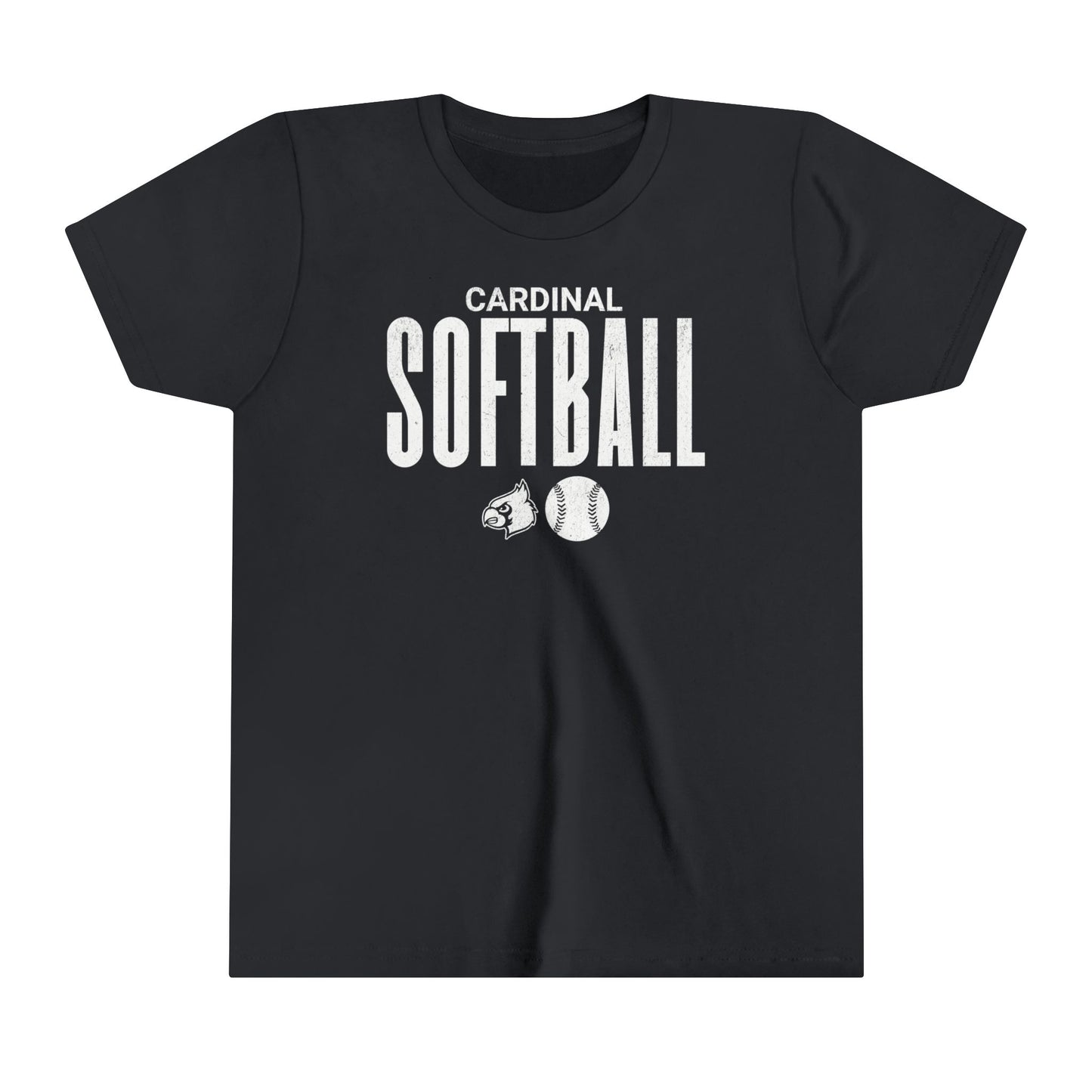 Copy of Vintage Cardinal Baseball Plate - Bella + Canvas Youth Tee