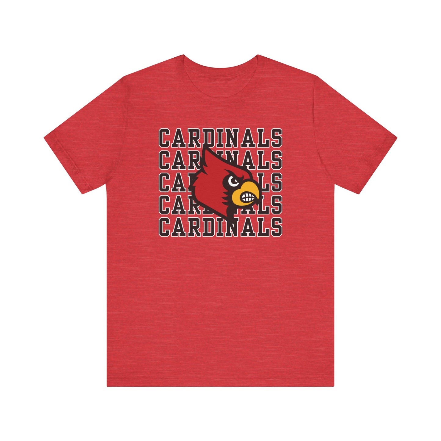 Cardinals, Cardinals - Bella + Canvas Short Sleeve Tee