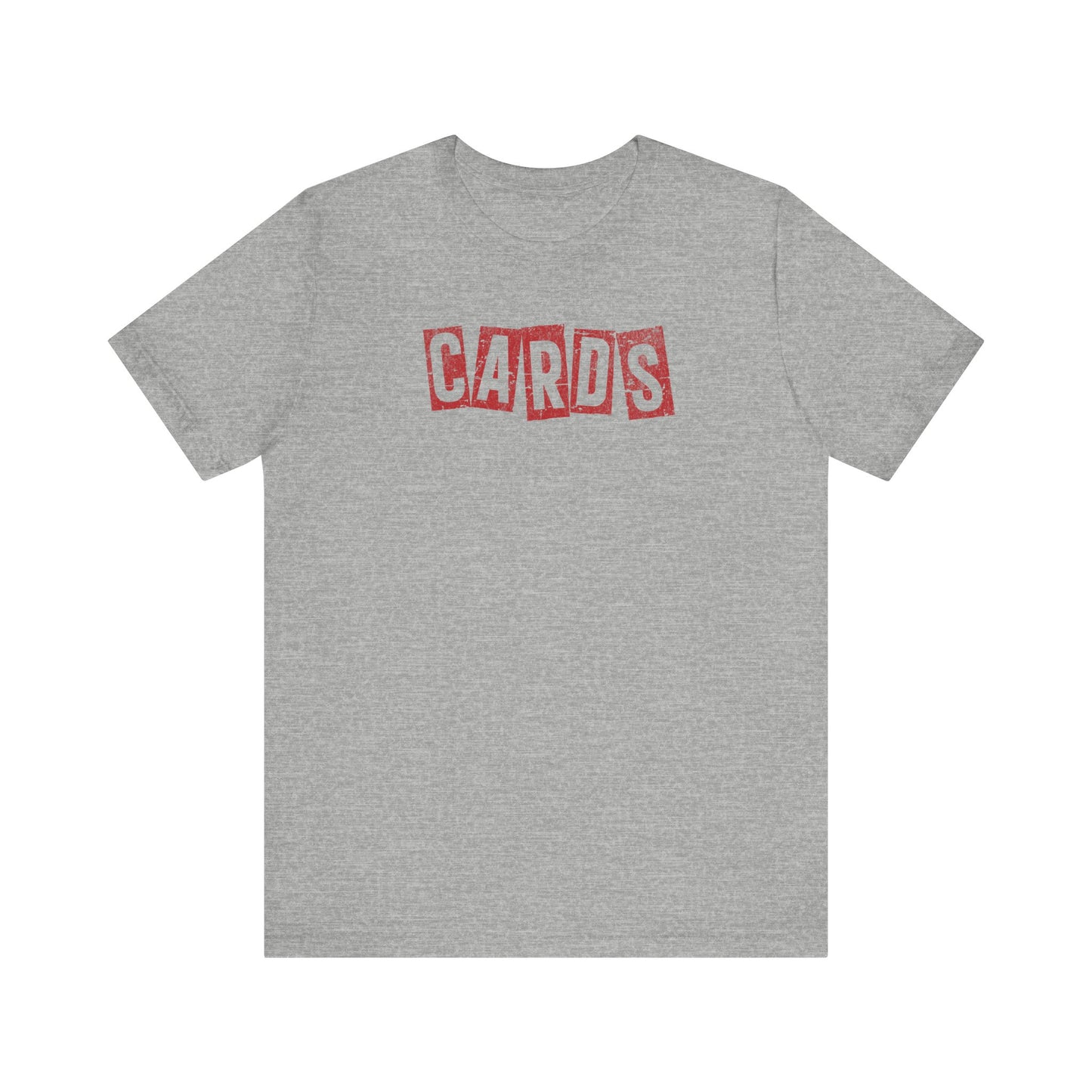 Vintage CARDS Block - Bella + Canvas Short Sleeve Tee